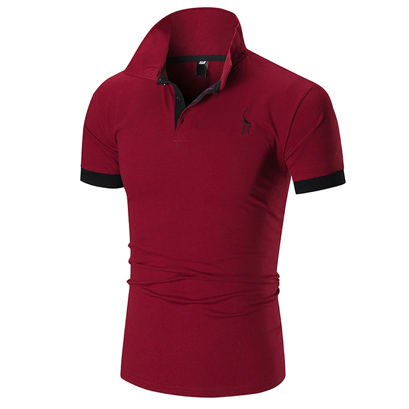 2024 High-End Luxury Brand Men\'S Short Sleeved 2024 Summer Casual Short-Sleeved Polo Shirt Men\'S T-Shirt