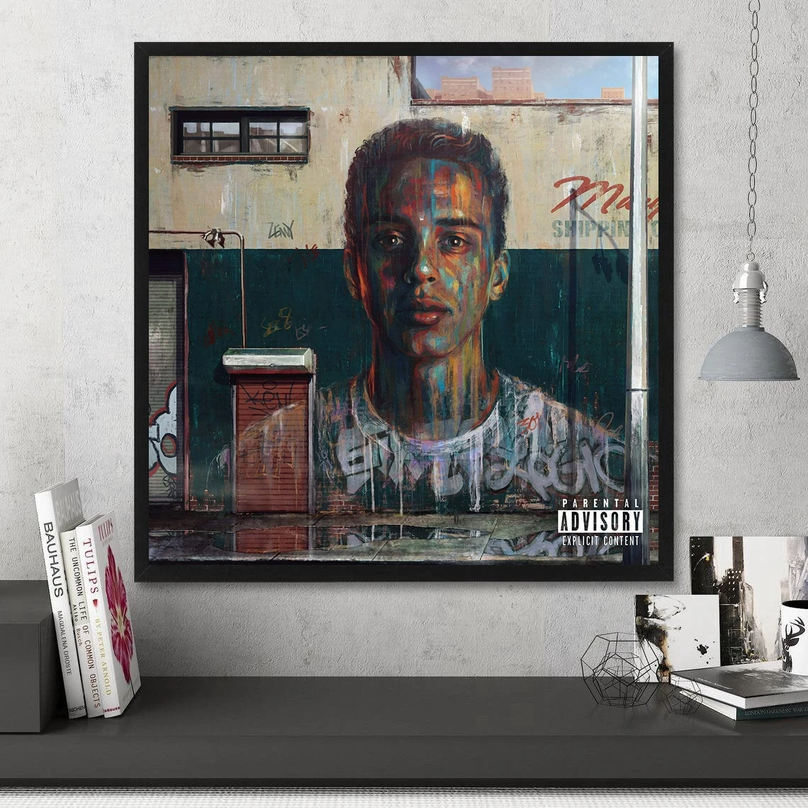 Logic Under Pressure Music Album Poster Prints Art Canvas Painting Wall Living Room Home Decor (No Frame)