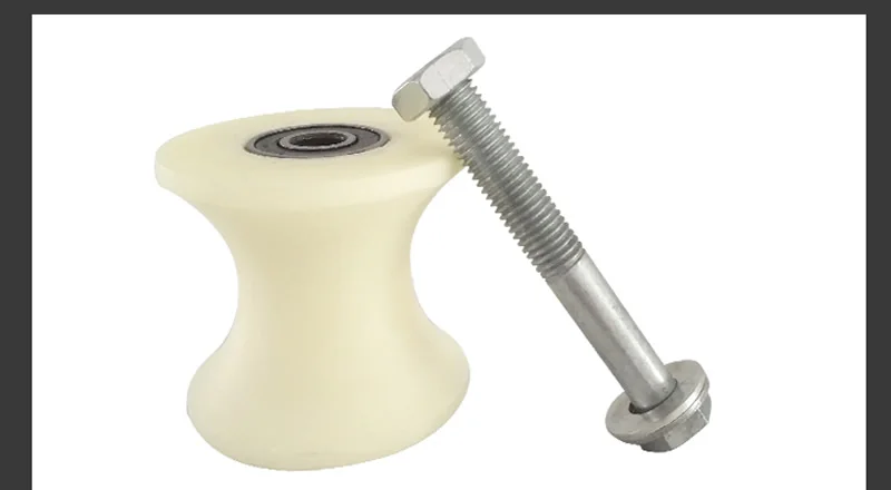 PP Pulley,Polypropylene bearing roller , U-shaped Track groove wheel, for 40mm and 50mm diameter tube rod