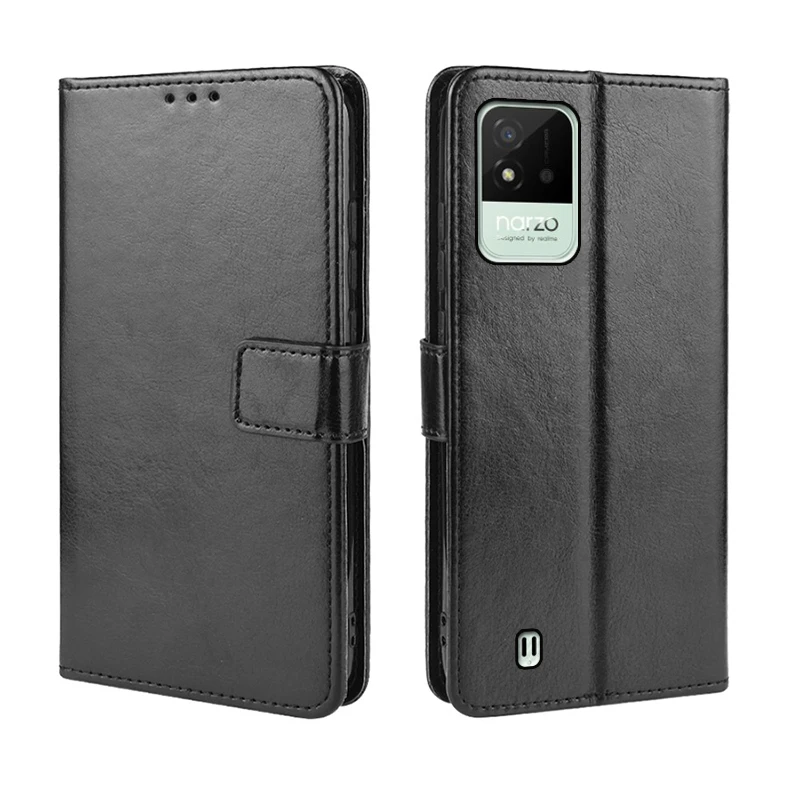 Flip Case For Realme Narzo 50i 30 A Pro 5G on Etui Realme 8 7 Pro 8 i S Wallet Leather Cover For Realmi Narzo 50A RMX3430 Hoesje