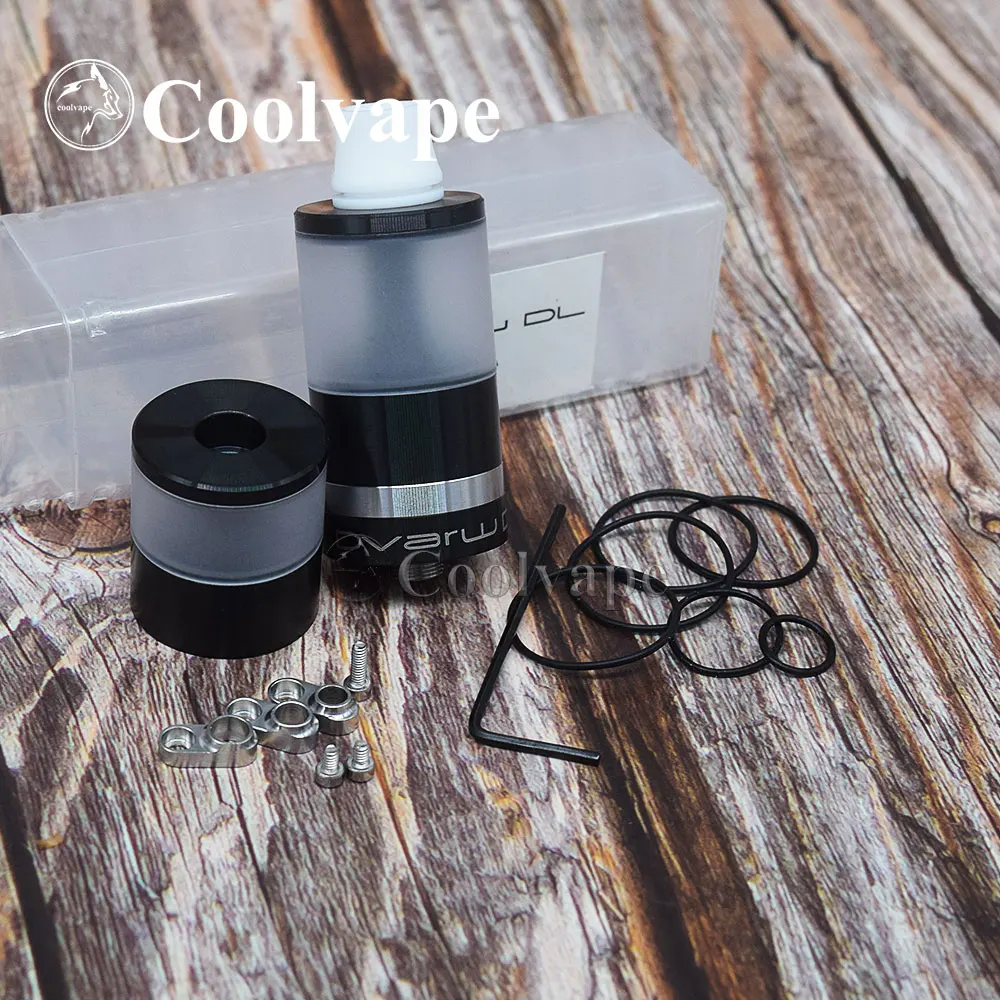 Coolvape Dvarw DL RTA خزان السجائر الإلكترونية 5 مللي/2 مللي سعة 24 مللي متر 316SS المرذاذ vape صالح 510 موضوع وزارة الدفاع vs Taifun GT4 S هيئة الطرق والمواصلات