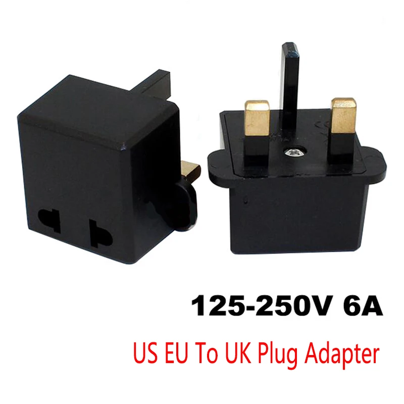 Common AC Power Electrical Plug Adaptor US EU To UK Plug Adapter UK GB Travel Charger Converter