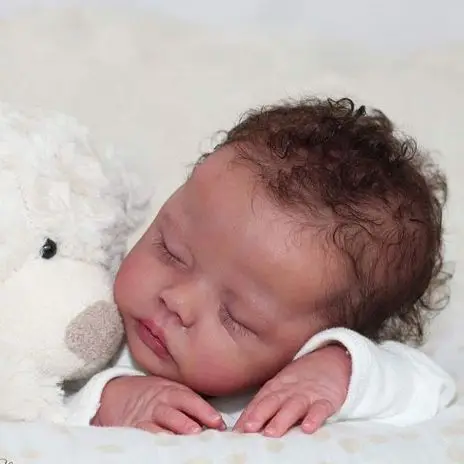 NPK 18 inch Delilah Reborn Doll Kit - Levensechte frisse kleur Zachte DIY-poponderdelen voor verzamelaars en ambachtslieden