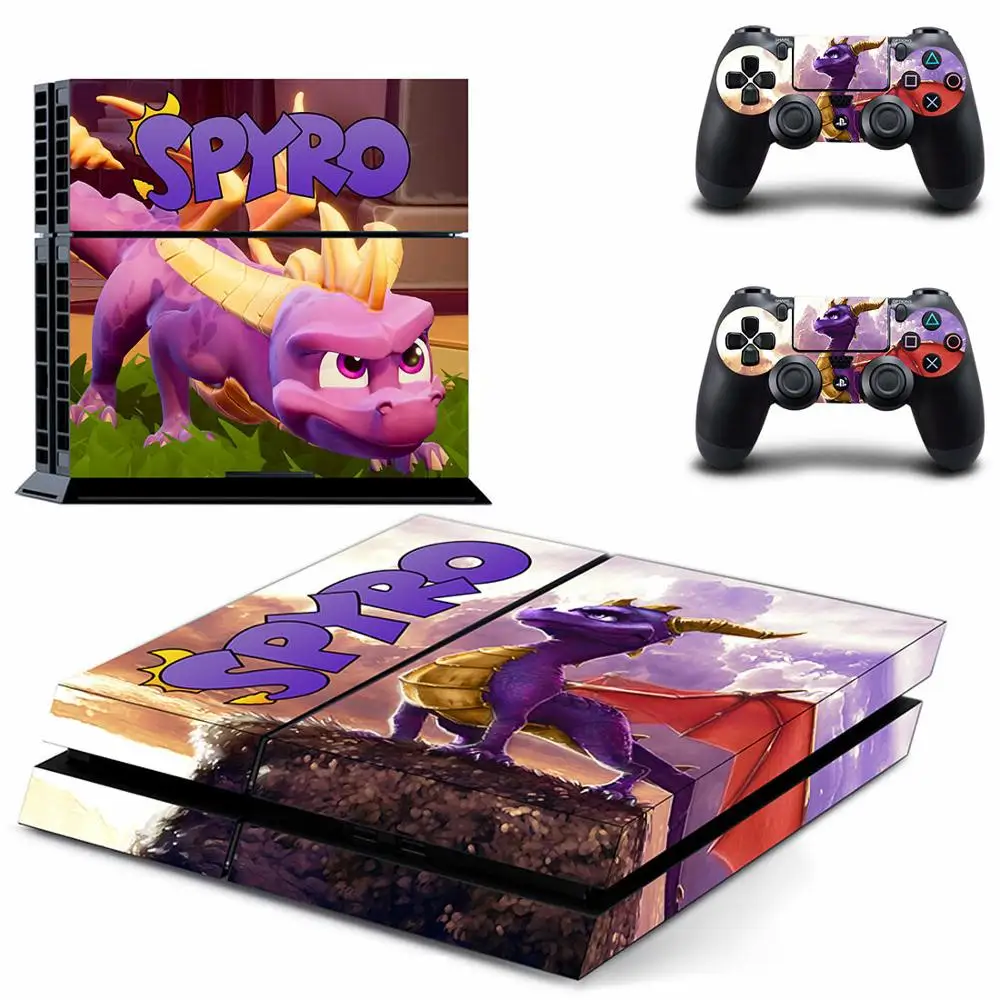 Spyro PS4 Stickers Skin Decal Cover For PS4 Console & Controller Skins Vinyl