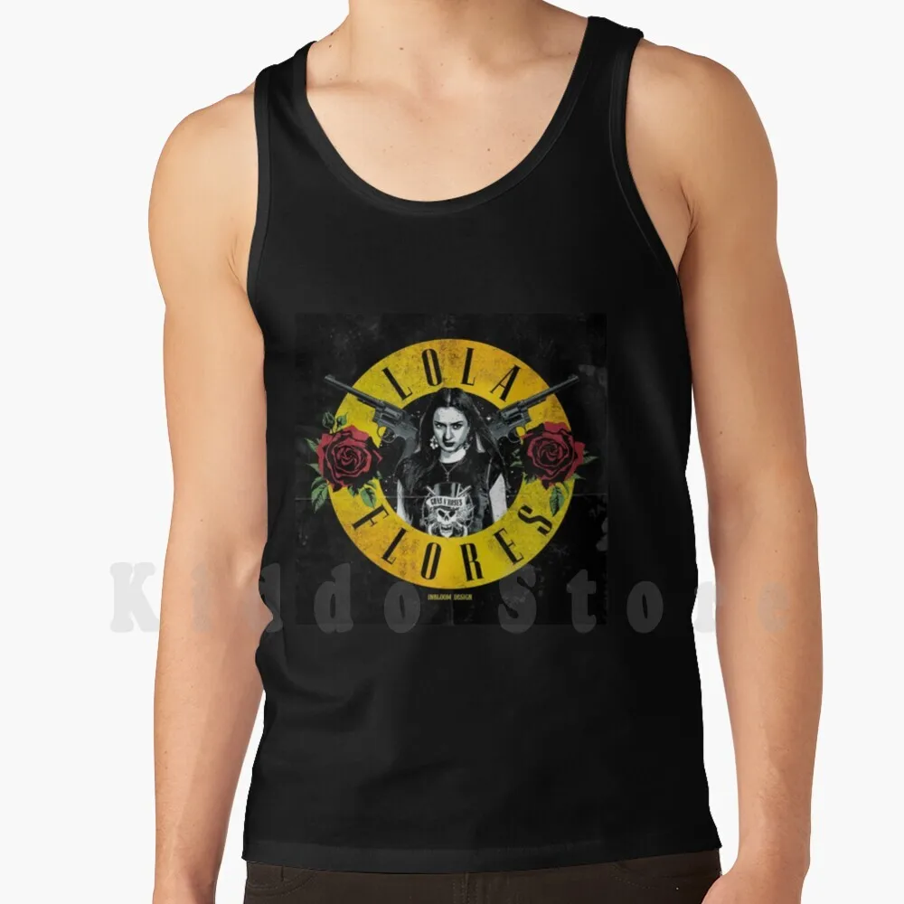 Camiseta Lola Flores Tank Tops Vest 100% Cotton Lola Flores Irse Lola Flores Guns And Roses Lola Flores El Brillo De Los