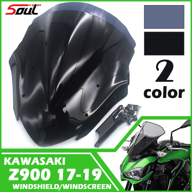 

Мотоциклетный спортивный козырек на лобовое стекло подходит для KAWASAKI Z900 2017 2018 2019 17-19