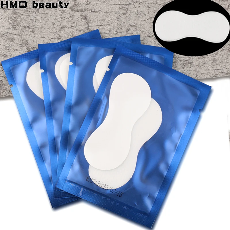 50 pairs New Shape Paper Eye Patches Under Eye Pads Lash Eyelash Extension Paper Patches Eye Tips Sticker Wraps Make Up Tools