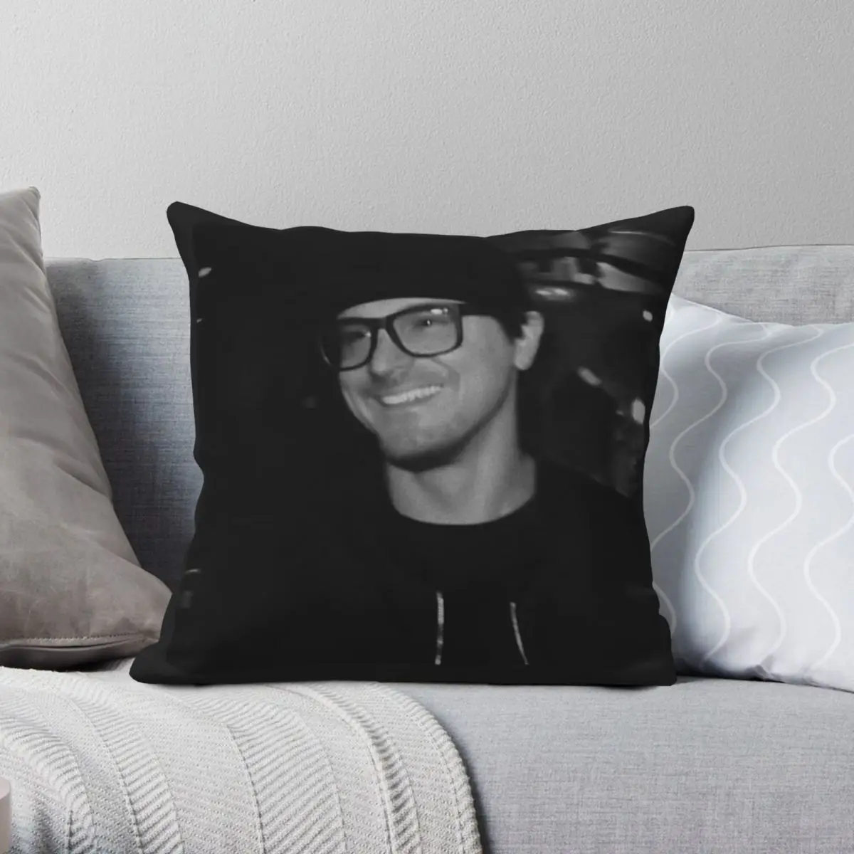 ZAK BAGANS Square Pillowcase Polyester Linen Velvet Creative Zip Decor Bed Cushion Cover Wholesale