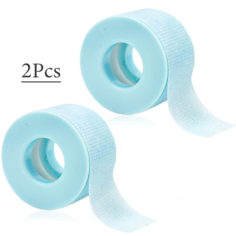 2 Stuks Niet-geweven Medische Siliconen Gel Wimper Tape Ademende Gevoelige Slip Blauw Onder Eye Pad Wimper Extensions Tools