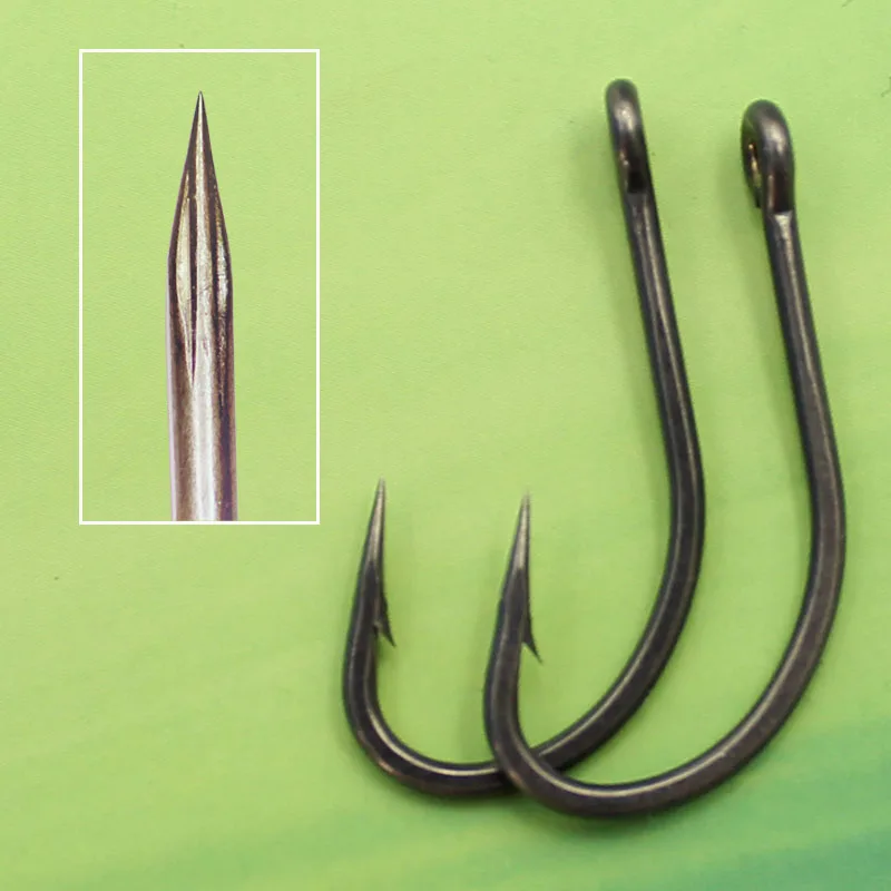 20PCS Super High Quality Barbed Fishing Hooks Carp Hair Rig Hook  Coated Fishing Hooks For Chod Rig Tackle Accessories