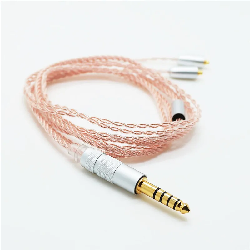 Pirole HIFI 4.4MM Balanced Mmcx Update Replacement 6N OCC Cable  Fit For Shure SE535 SE235 SE215 UE900 Westone Earphone