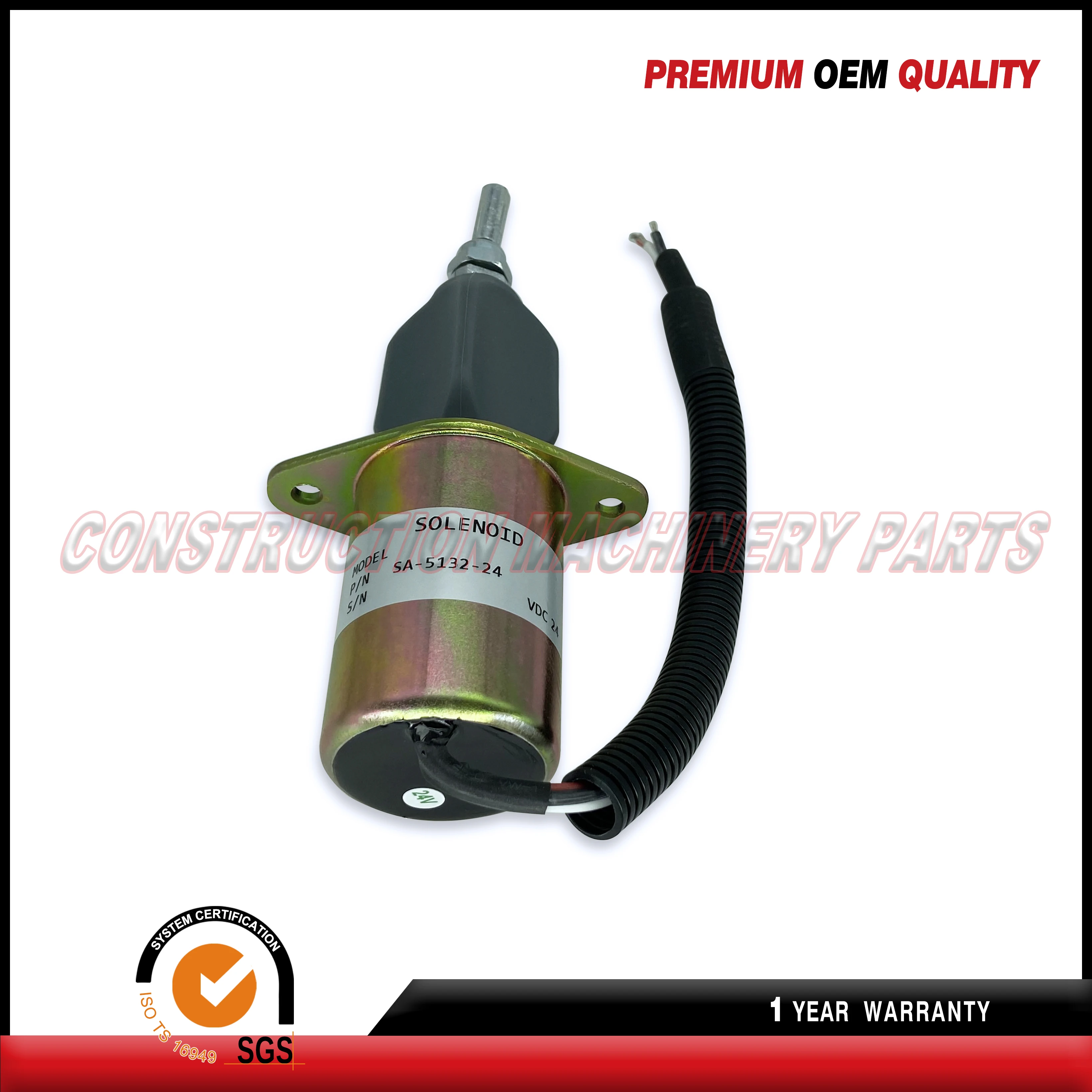 

Fuel Shut off Solenoid Valve EHB4813-1 SA-5132-12 2003ES-12S7ULB5 EHB4822-1 SA-5132-24 For Deutz