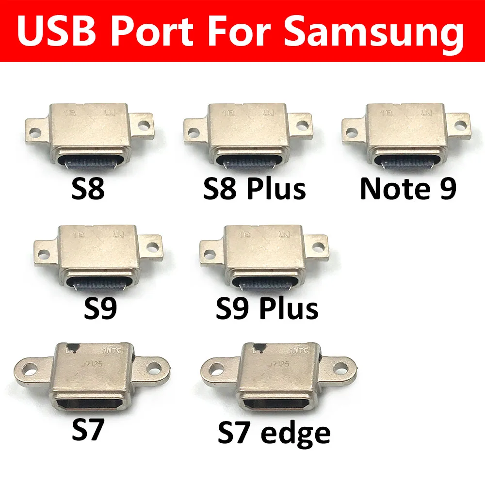 2Pcs/Lot Micro USB Connector Charging Port Jack Plug For Samsung S7 Edge S8 S9 S20 S10 S21 S22 Plus Ultra S10e Note 9 10 Plus