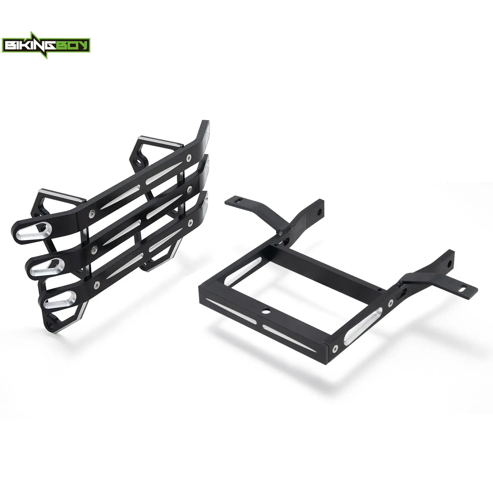 BIKINGBOY Do Yamaha Banshee 350 YFZ350 87 88 89 90 91 92 93 94 95 96 97 98 99 00 01 02 03 04 05 06 Przedni tylny zderzak aluminiowy