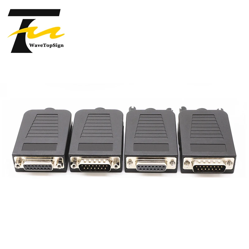 DB9 DB15 DB25 DB26 DB37 VGA Male Connector Female Connector Weld-free connector serial port,COM port