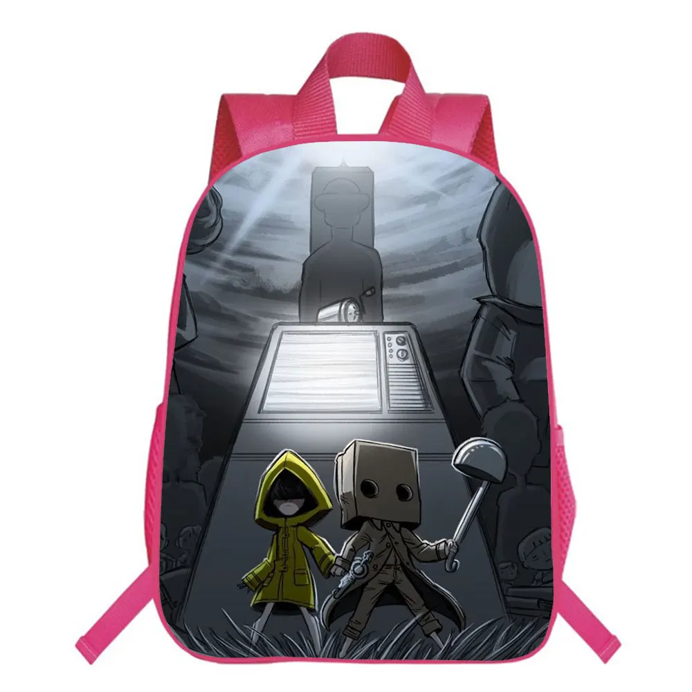 Casual Little Nightmares 2 Backpack Boys Girls School Bag Men Women Rucksack School Bag Teens Daily New Game Knapsack Mochila