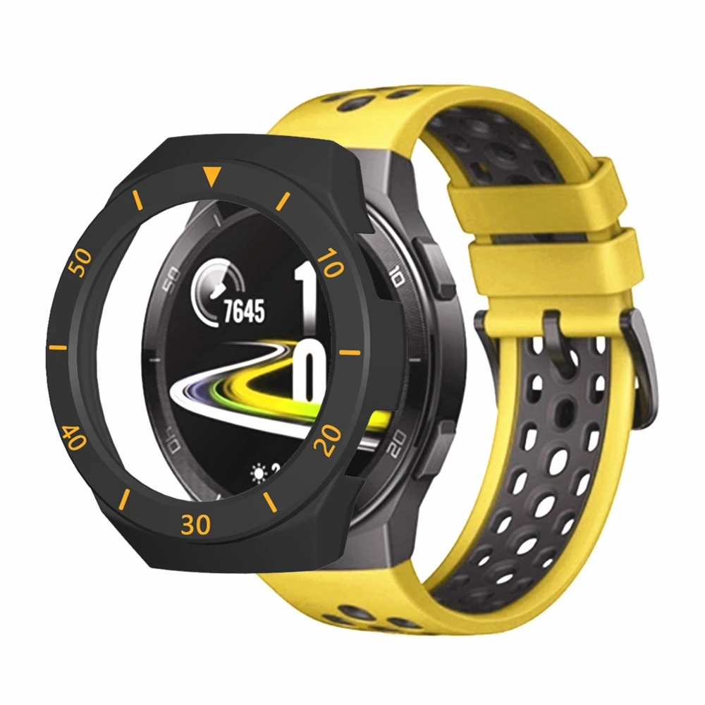 Máy Tính Bảo Vệ Bao Da Ốp Lưng Cho Huawei Dây GT2e GT 2e Bảo Vệ Khung Ốp Lưng