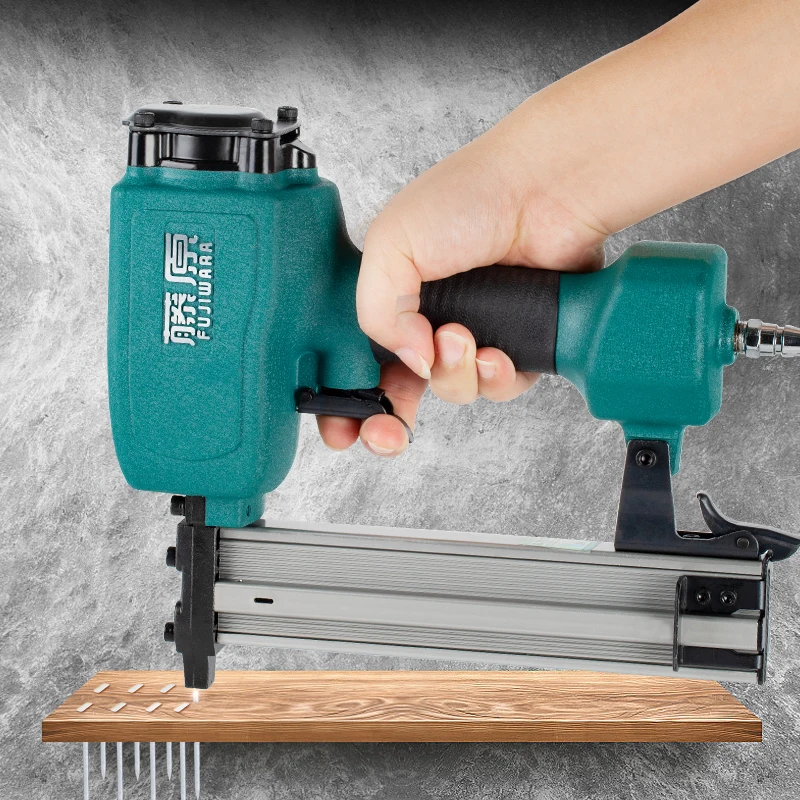 FUJIWARA Pneumatic Nail Gun F30 Straight Nails 422J 1013J-1022J U-shaped Air Nailer Stapler