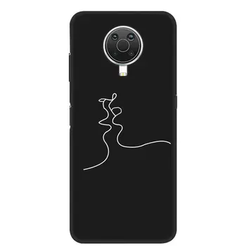 Silikonové pouzdro pro Nokia G20, černé, měkké, zadní kryt pro Nokia G50, XR20, C30, C20 Plus, C10, X20, X10 1,4, 5,4, 3,4, 5,3, 8,3, G10 10 nejlepší prodej Černý kryt pro Nokii G10 - №7