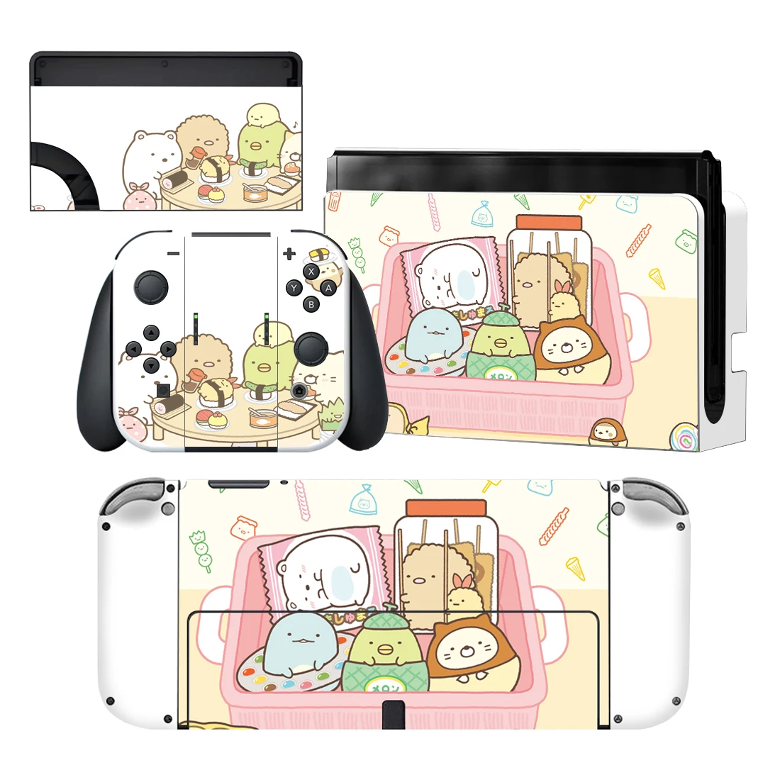 Виниловая наклейка Sumikko Gurashi Nintendo switch для Nintendo Switch OLED консоли Joy-con контроллера док-станции