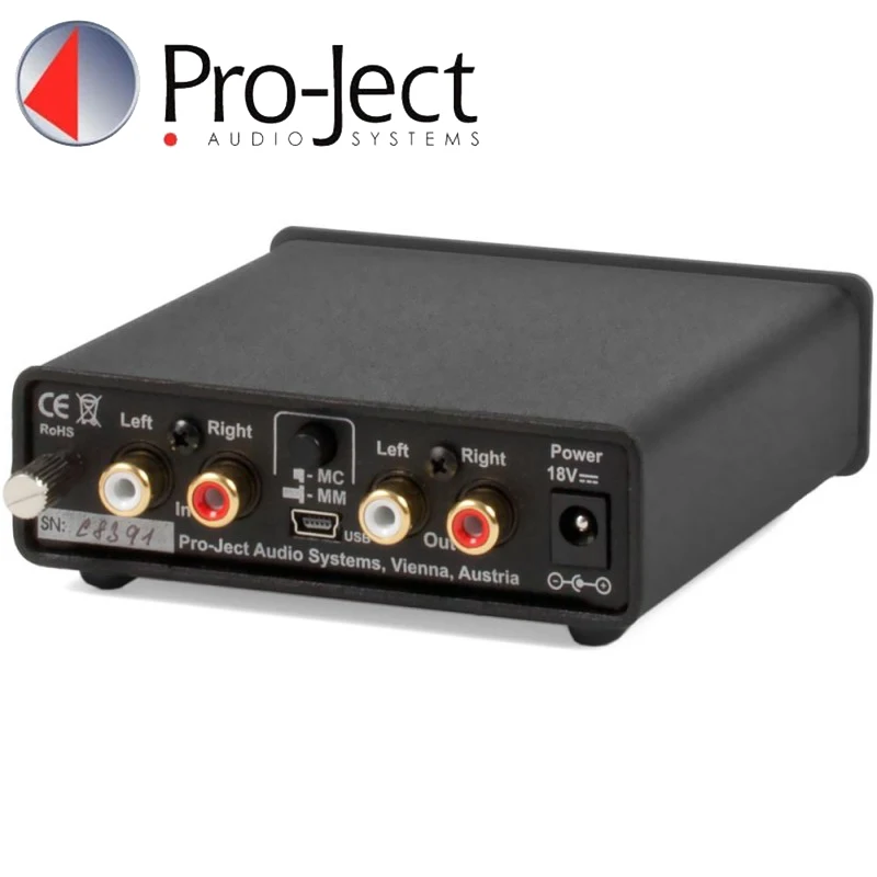 The latest Pro-Ject Phono Box (DC) MM/MC vinyl phono amplifier