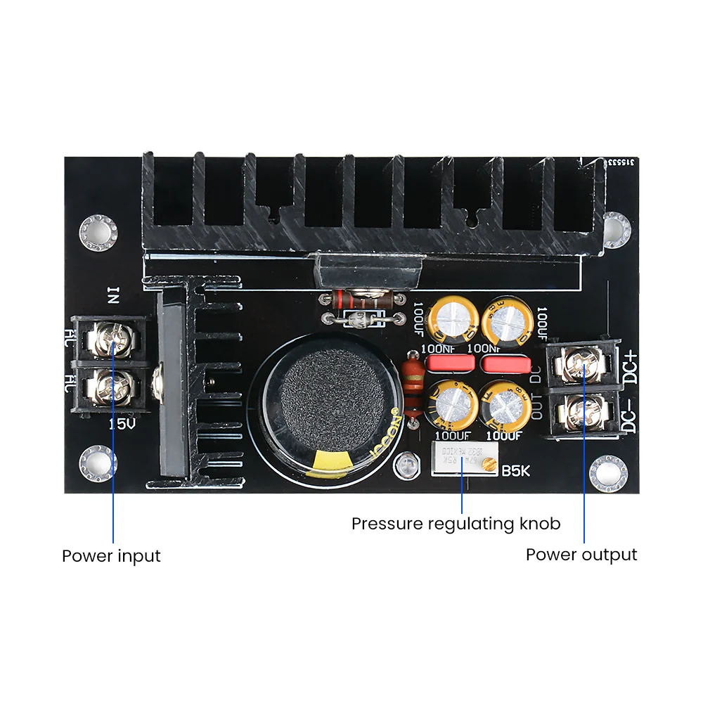 AIYIMA LT1083cp scheda di alimentazione filtro raddrizzatore alta corrente 7A tensione regolabile per regolatore di filamenti preamplificatore valvolare 1PC