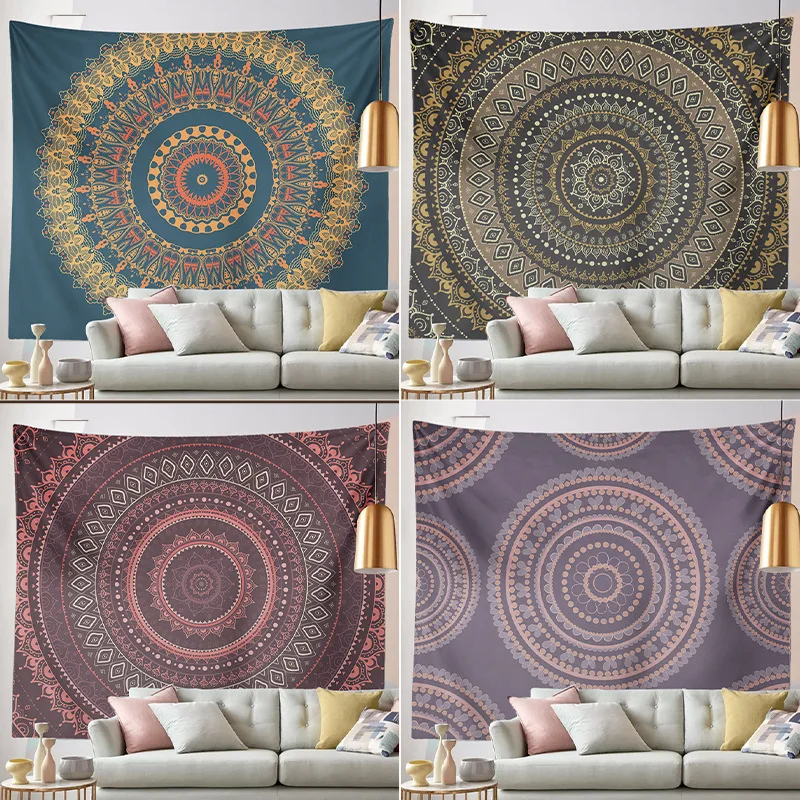 Digital printing mandala tapestry abstract Bohemia metope hangs a picture hanging cloth household adornment wall cloth