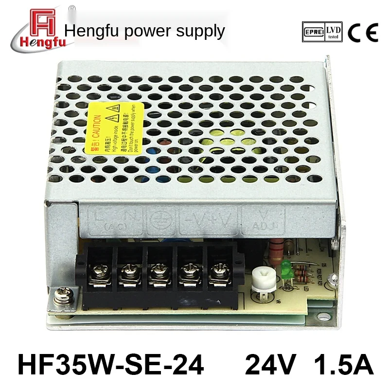 Hengfu HF35W-SE-24  Power Charger AC 220V Transfer DC 24V 1.5A Switching Power Supply