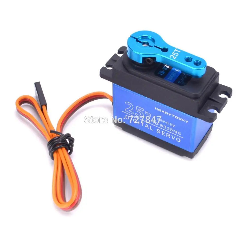 Waterdicht 180/270/360 Graden 20Kg 25Kg 30Kg 35Kg 60Kg Grote Koppel Digitale Coreless Servo aluminium Metalen Tandwielen 25T Arm Rc Auto