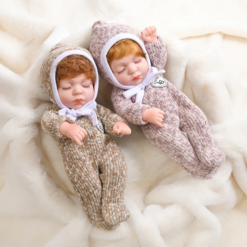 

30cm Newborn Reborn Doll Baby Simulation Soft Vinyl Children Dolls Children Kindergarten Lifelike Toys for Girls Birthday Gift