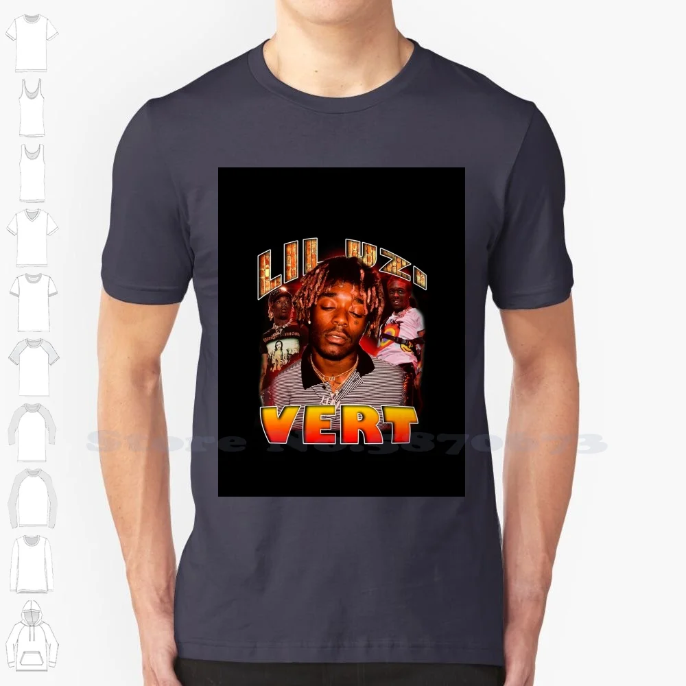 Lil Uzi Bootleg Tee Shirt 100% Cotton T-Shirt Lil Uzi Vert Lil Uzi Hip Hop R B Vintage Bootleg 90s Bootleg Vsco