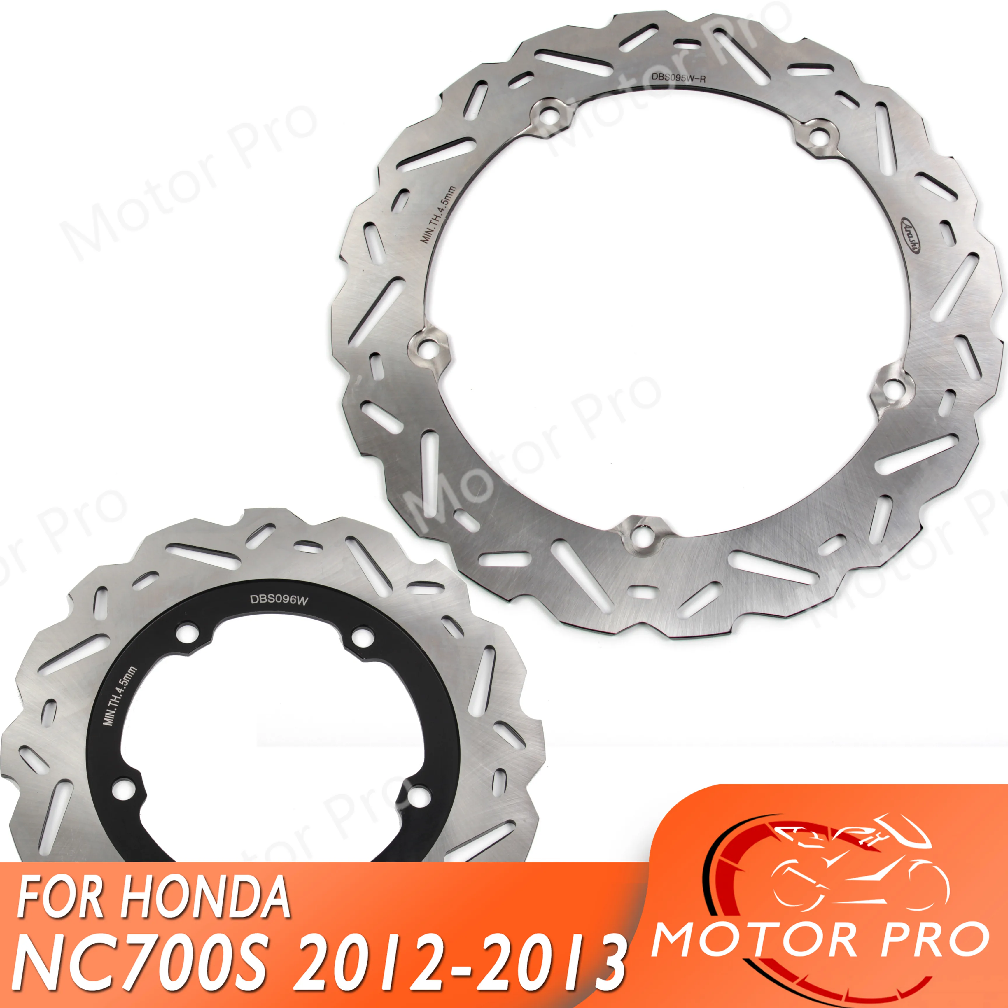 For HONDA NC 700 S X 2012 2013 Front Rear Brake Disc Disk Rotor Kits Motorcycle Accessories NC700 700S 700X NC700S NC700X 12 13