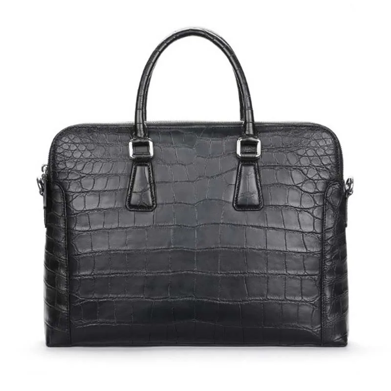 dae Crocodile skin man bag leather men briefcase crocodile leather can be  Cross-body bag  Men crocodile handbag