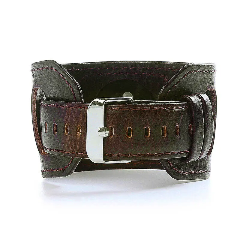 หนังสำหรับ Apple Watch 38มม.40มม.42มม.44มม.สำหรับ IWatch Series 5 4 3 2 1หนังแท้ Retro สายรัดข้อมือ