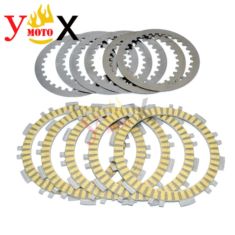 

Maxi Scooter Bike TMAX500 Motorcycle 11pcs Engine Clutch Friction Plates Steel For Yamaha TMAX 500 T-MAX500 XP500 XP 500 01-11