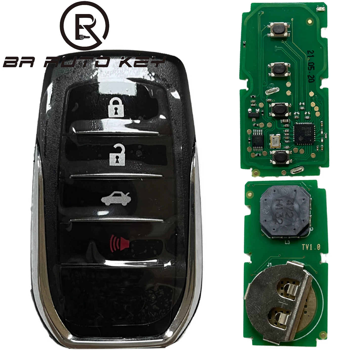 Smart Keyless Remote Car Key Fob For Toyota Camry Intelligent key 2013-2017 FCCID:BJ1EW 0020 Board  434MHZ ID H 89904-33660