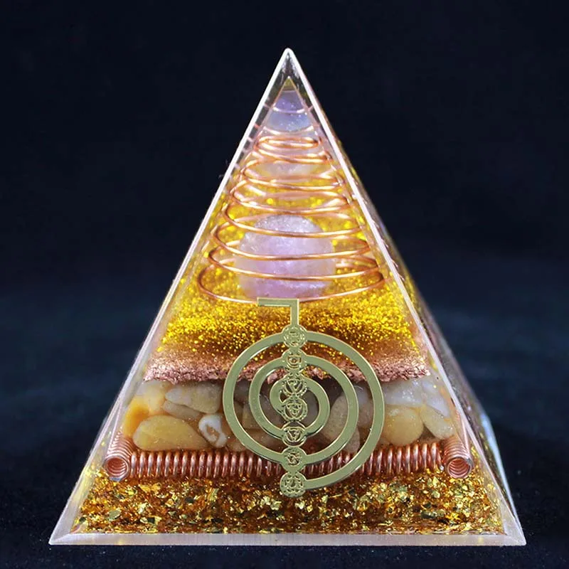 

Meditation Orgone Pyramid Amethyst Crystal Crystal For Buddha Orgone Energy Generator Orgonite Pyramids Reiki Healing