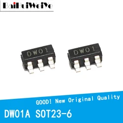 50PCS/Lot DW01 DW01D DW01A SOT23-6 SOT23 Lithium Protection IC Chip For Mobile Power Supply SMD New Original Good Quality