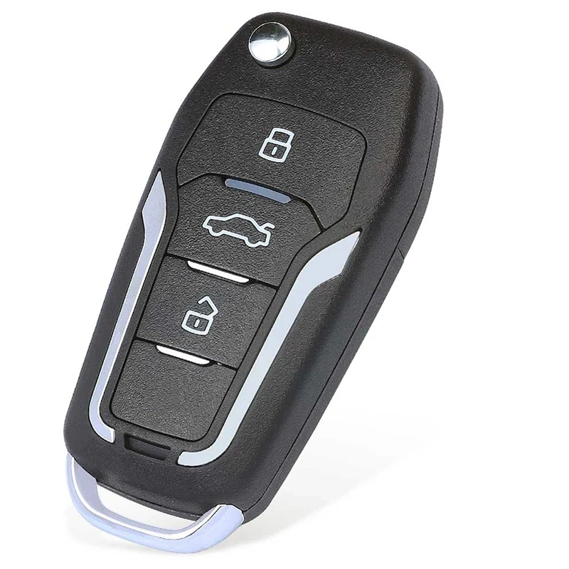KEYECU Upgraded 433MHz ID46 Chip For Mitsubishi Pajero Lancer Outlander Flip 2 Buttons Car Remote Key OUCG8D-576M-A G8D571MA