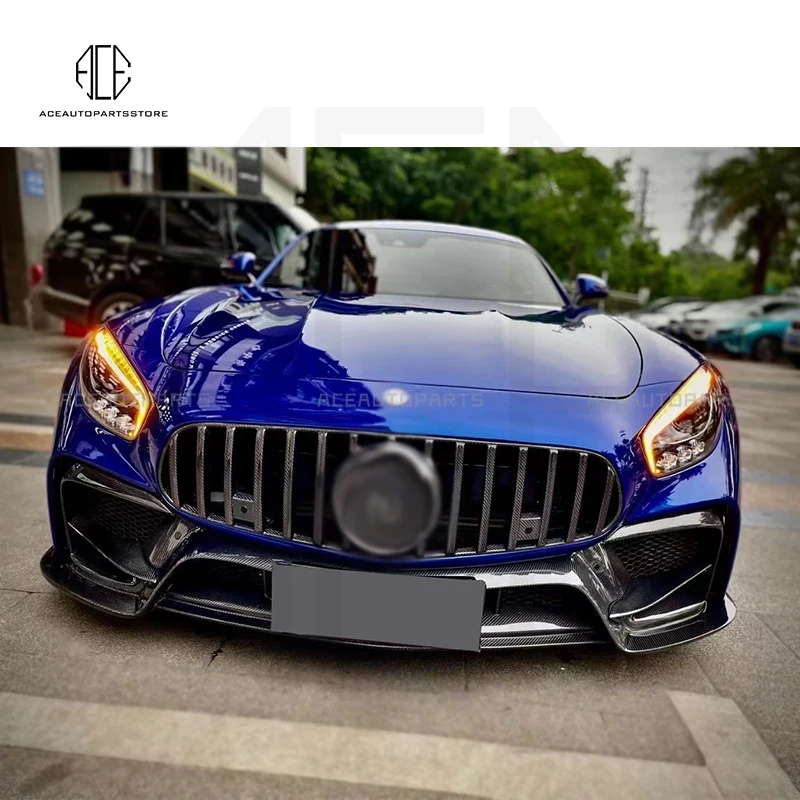 

High Quality Front Bumper Body Kits For Mercedes-Benz AMG GTS GT Carbon Fiber Material IMP Style