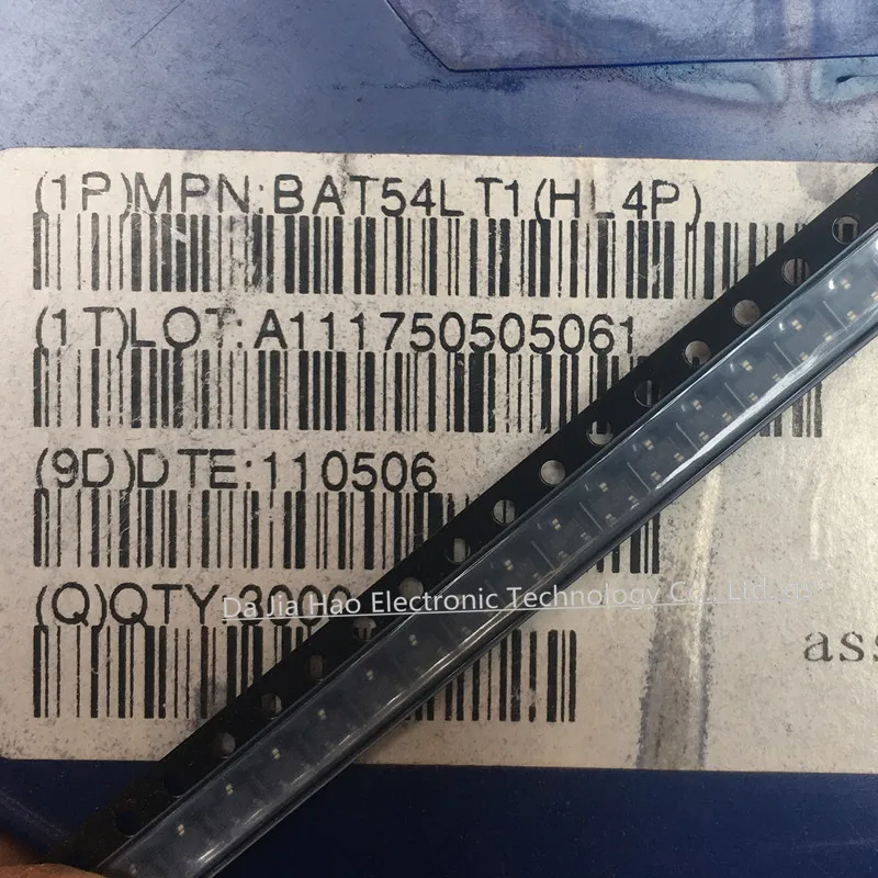 

50 шт./лот BAT54LT1 HL4P sot23-3 в наличии ic