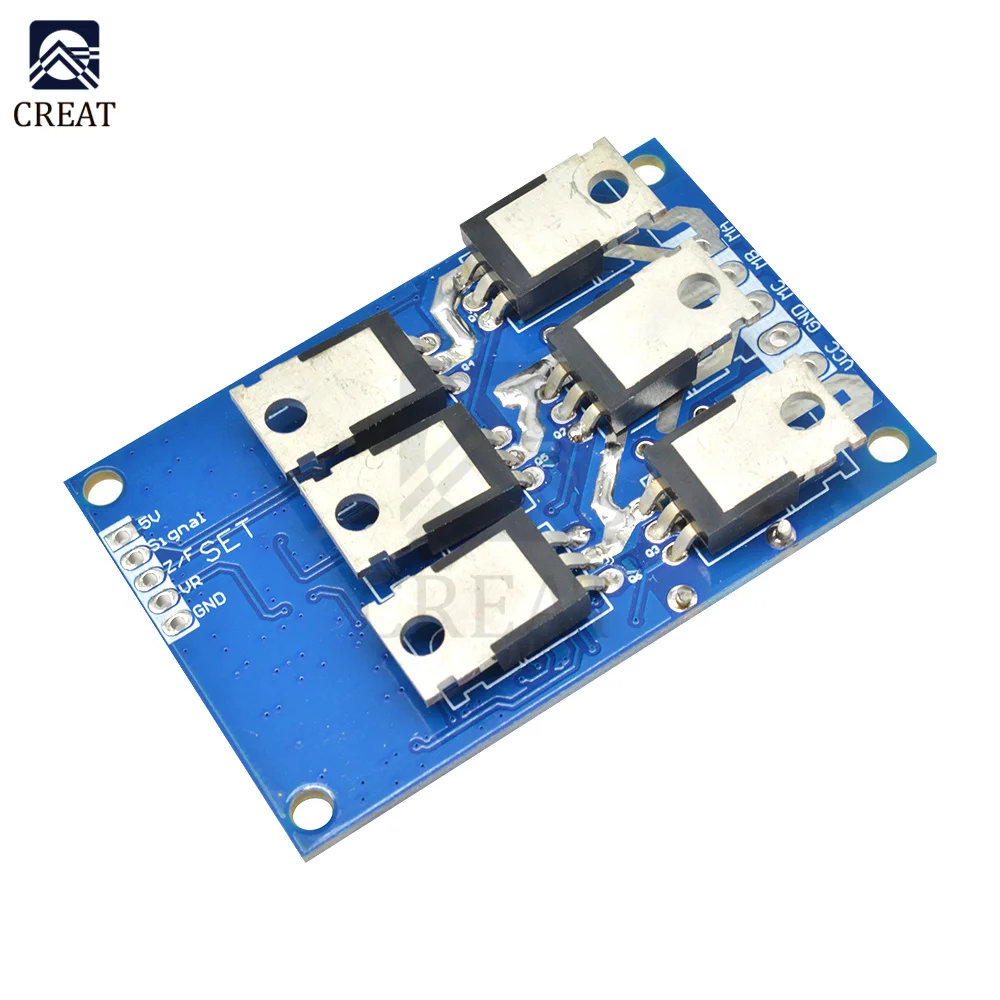 DC 12V-36V 15A 500W modulo Controller motore Brushless Driver Non Hall/scheda Driver bilanciata Driver Hall per auto