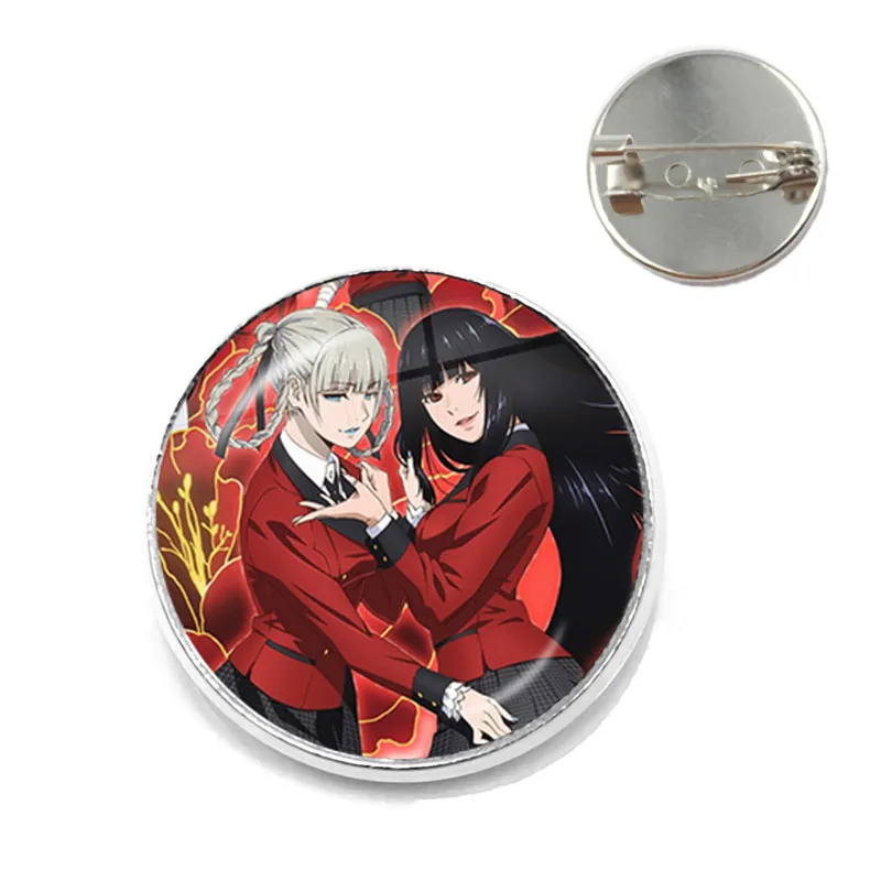 Free Shipping Anime KAKEGURUI Brooch Pin Cosplay Badge Accessories For Clothes Backpack Decoration Gift Dropship