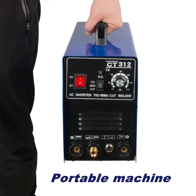 CT312 AC220V 3 IN 1 MIG TIG MMA Semi-automatic Welding Machine Welder Inverter Gasless Plasma Cutter Welding Equipments EU Stock