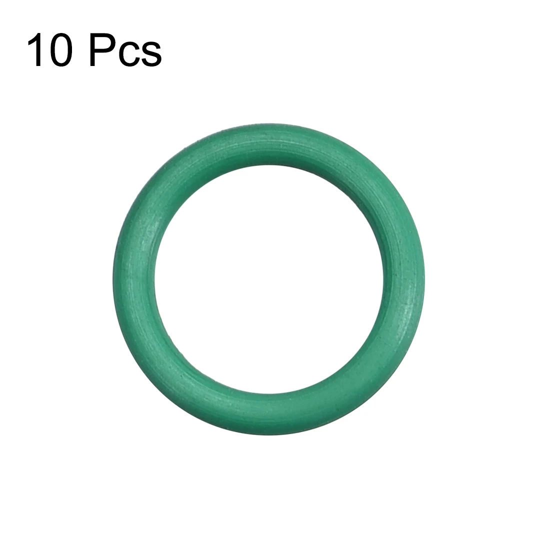 uxcell 10Pcs Fluorine Rubber O Rings, 11mm OD, 8mm Inner Diameter, 1.5mm Width, Seal Gasket Green Prevent leaks in plumbing