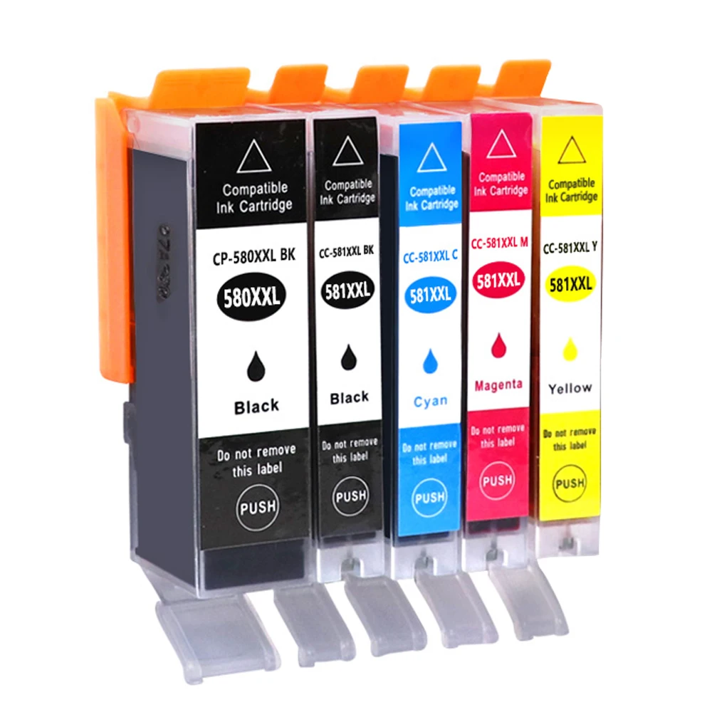 HS PGI-580XXL CLI-581XXL Compatible Ink Cartridges PGI580 CLI581 TS6100 TS6251 TR7500 TS8150 TS8250 TS8151 TS8100 TR8500 TS8152