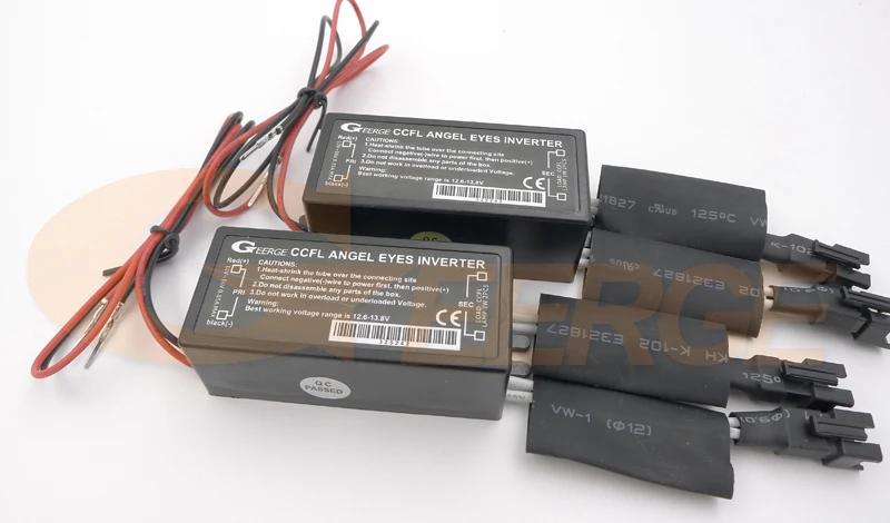Eccellente 2 pezzi Geerge inverter Ballast per CCFL Angel Eyes Halo Rings accessori per rimontare auto ad alta luminosità e basso consumo