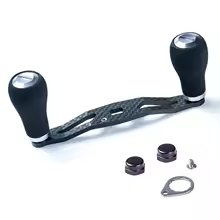 【¥1,491】ARTSEA カーボン リールハンドル EVAノブ 8X5MM / その他 / 85MM-シルバー / 4 特別割引-アリエク特価アラート