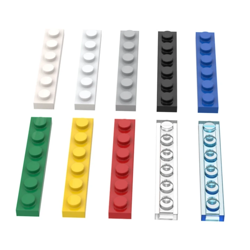 3666 Plate 1 x 6 Bricks Collections Bulk Modular GBC Toys For Technical MOC Set Buildings Blocks DIY Compatible Gifts