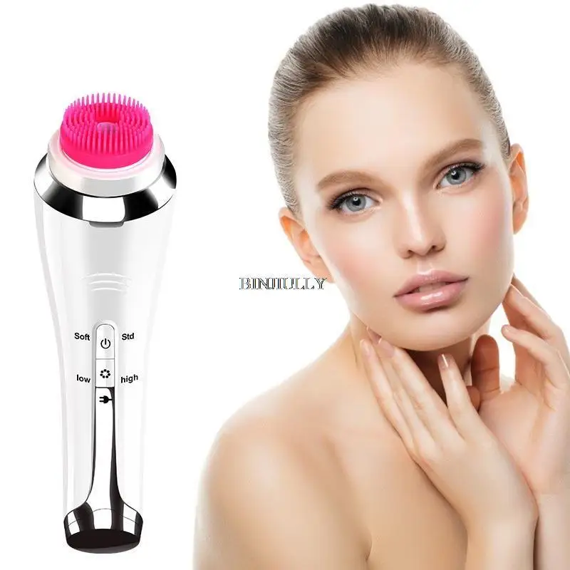 Facial Brush Simple Massage Durable Useful Facial Cleaner Brush Pore Cleaner Electric Face Cleanser Skin Care Tool For Home